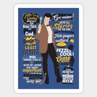 11th Doctor Quotes Magnet